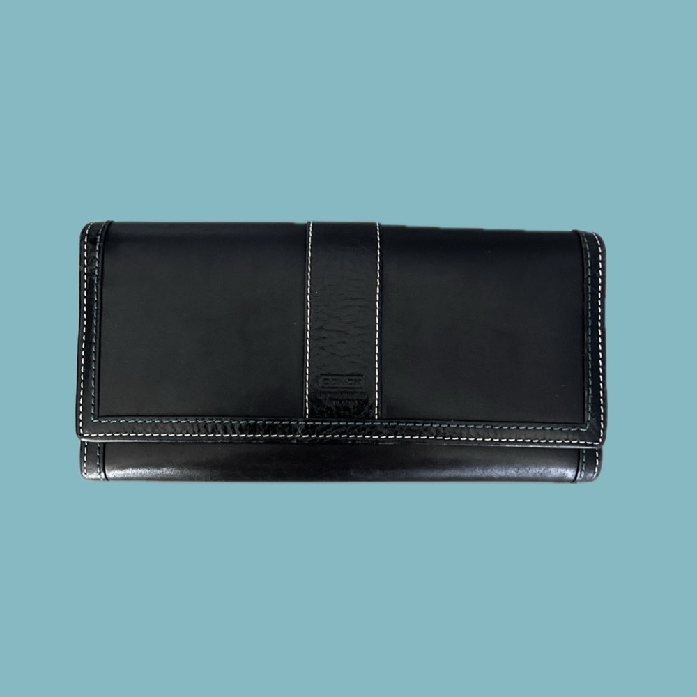 vintage leather coach wallet